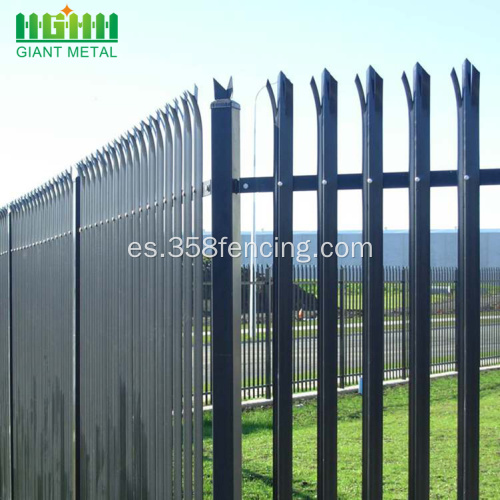 Factory Powder Coated Steel Palisade Fence para la venta